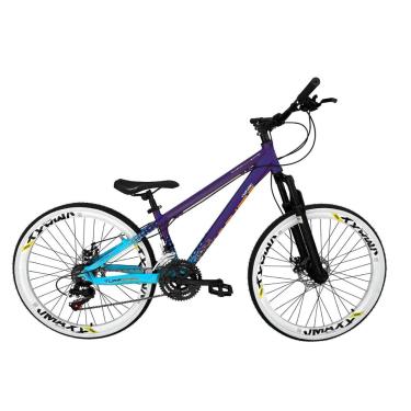 Imagem de Bicicleta Aro 26 Vikingx Tuff 21v Alumínio X44 Freeride DH Aros Vmaxx Freio a Disco-Unissex