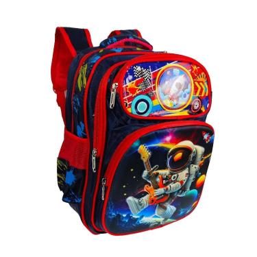 Imagem de Mochila Infantil Escolar Menino Bolsa Altura 40cm Grande Impermeável Moderna Confortavel-Unissex