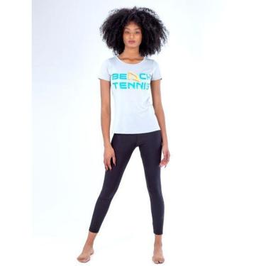 Imagem de Baby Look Feminina Shark Beach Tennis - Cinza - M (Br)-Unissex