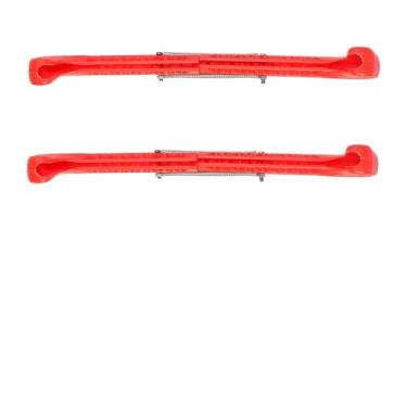 Imagem de Naroote Conjunto de Protetores de Lâmina de Skate de Plástico Ajustável Necessário para Proteção de Patins de Gelo (#2)