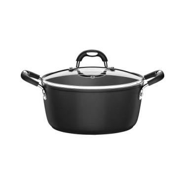 Imagem de Caçarola Mônaco Antiaderente 6,4 L - Tramontina, Preto, 28cm