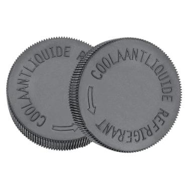 Imagem de Panwarmoll 2 peças de tampa preta do reservatório do radiador do motor para Infiniti EX35 FX37 EX37 G35 Q70 QX50 G25 G37 2003-2017 para Nissan Murano Rogue Versa Quest Replace21712-79900 21712-3NA000