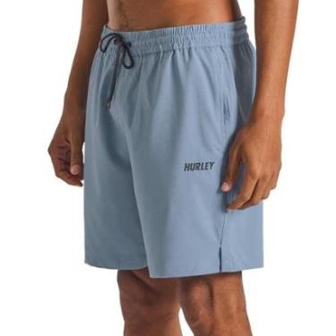 Imagem de Bermuda Elástico Hurley H20-Dri Trek 7 Azul-Masculino