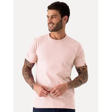 Imagem de Camiseta Levis Masculina Slim Tag Sleeve Lisa Rosa Claro-Masculino