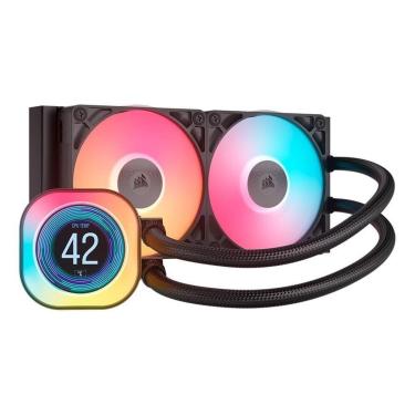 Imagem de Water Cooler Corsair iCUE LINK TITAN 240 RX LCD AIO, 240mm, AMD e Intel, Preto - CW-9061022-WW-Unissex