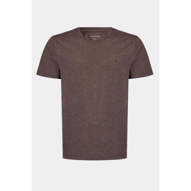 Imagem de Camiseta Aramis Manga Curta Algodão Básica Cafe-Masculino