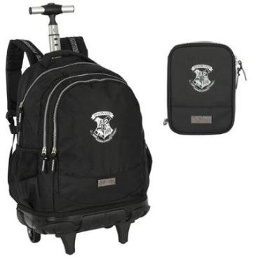 Imagem de Kit Mochila Rodinha Estojo Juvenil Harry Potter-Masculino