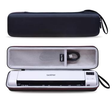 Imagem de LTGEM Capa rígida para Brother DS-640 / DS-740D / DS-940DW / DS-720D & Itari & HP Small USB & Canon ImageFORMULA P-208II Scanner de documentos - Bolsa protetora de armazenamento de transporte