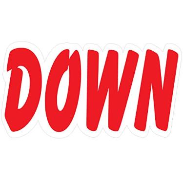 Imagem de Ez-line Slogans de números de vinil para lotes de carros 2 dúzias de adesivos grandes de decalque de para-brisa números de concessionária (para baixo)