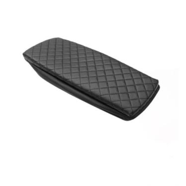 Imagem de nuoozy Capa de console central compatível com Ford Mustang Mach E 2021-2025 capa de almofada de couro para apoio de braço