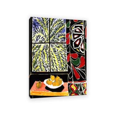 Imagem de Henri Matisse Arte de parede em tela interior com uma cortina egípcia impressões famosa reprodução de pintura a óleo decoração de parede para sala de estar banheiro pôster Henri Matisse moldura