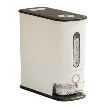 Imagem de Balde para Arroz - Capacidade Grande 24L Com Vedação Para Preservação | Dispensador para Armazenamento de Grãos | Para Cereais Cozinha Sala De Estar Balcão Armazém Casa Interior