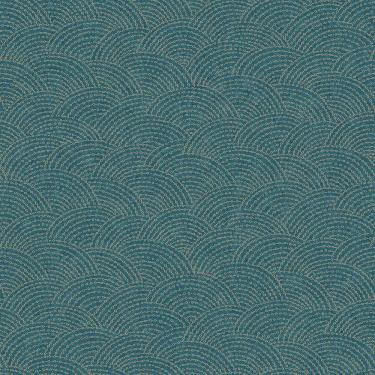 Imagem de Papel De Parede Belize Geométrico Azul E Dourado Bz3304