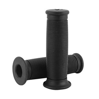 Imagem de Generic Guidão Universal Antiderrapante para Motocicleta, Punhos de Mão Vintage para Condução Segura, Adequado para a Maioria das Bicicletas, 1 par Preto (Preto)