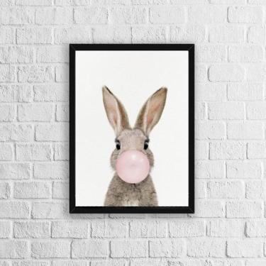 Imagem de Quadro Coelho Chicletes 24X18Cm