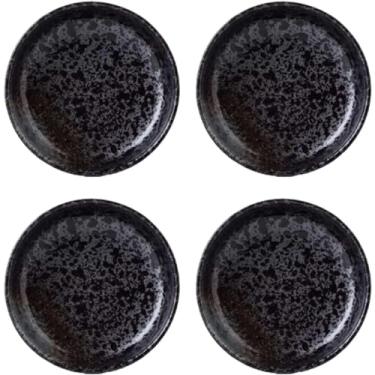 Imagem de Conjunto de tigelas de cerâmica para sobremesa, tigelas de imersão de cerâmica, prato de molho de soja de sushi, pratos de molho, tigelas de imersão de cerâmica, 4 tigelas de molho pequenas