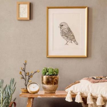 Imagem de Papel de Parede Ivy Aspecto Têxtil Bege 6724-10-I