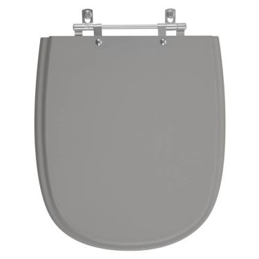 Imagem de Assento Sanitario Poliester Sabatini Cinza Escuro Para Vaso Icasa