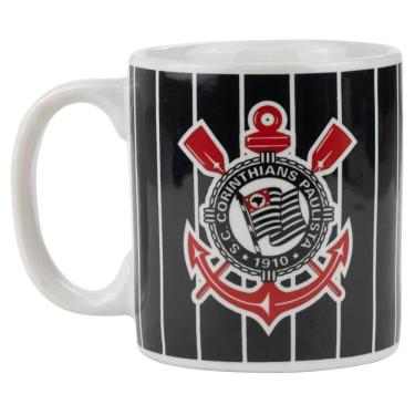 Imagem de Caneca Porcelana 320ml Corinthians Oficial
