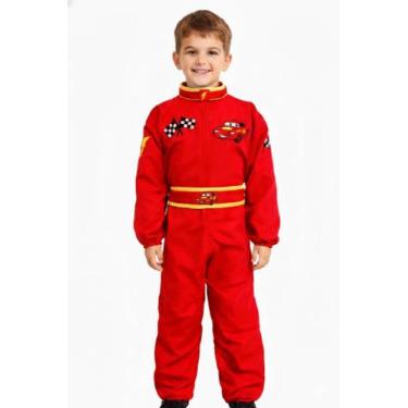 Imagem de Macacão infantil piloto Relâmpago McQueen - Syna, 12 anos