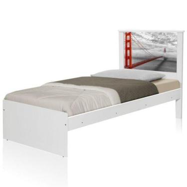 Imagem de Cama Solteiro Com Cabeceira Cidade San Francisco