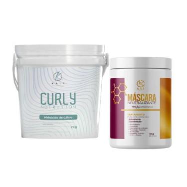 Imagem de Kit Hidróxido De Cálcio 2Kg + Máscara Neutralizante 1Kg - Kali Cosmeti