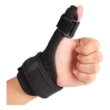 Imagem de Imobilizador De Punho E Polegar Com Suporte Órtese Preto - Palaziun