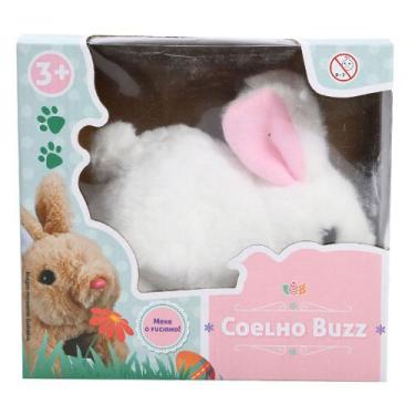 Imagem de Pelúcia Coelho Buzz Interativo Sortido CV245010 Play&Fun, Unica