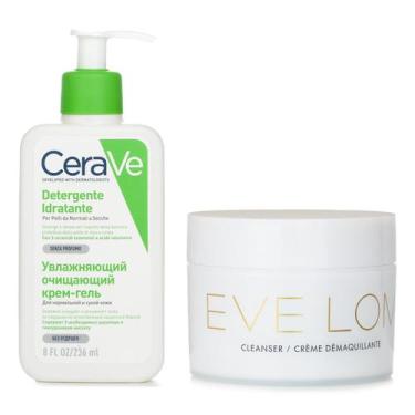 Imagem de Limpador Eve Lom 236 mL + Limpador hidratante CeraVe 200 mL 2 unidades