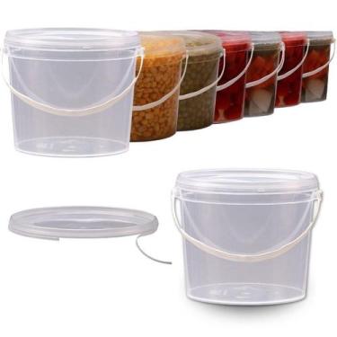 Imagem de Balde 1.8L Para Guardar Ingredientes Para Sopas 7 Pçs - Nastripack