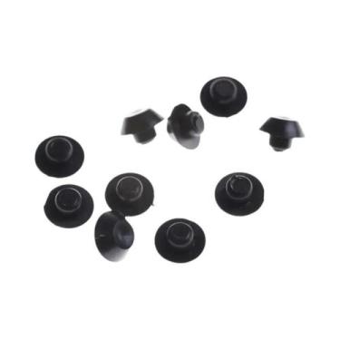 Imagem de Capas Protetoras Pretas Sextavadas M5-12 (10 Peças) Para Parafusos All