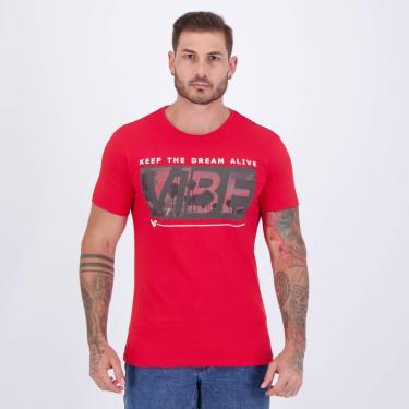 Imagem de Camiseta Vibe Vermelha-Masculino