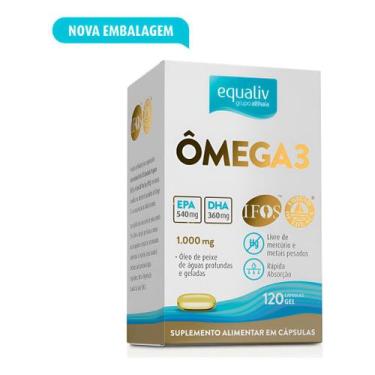 Imagem de Ômega 3 Equaliv 120 Cápsulas  IFOS + FOS Alta Pureza
