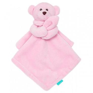 Imagem de Naninha Ursinho Pelúcia Bebê Soninho Buba Baby Acima 3 meses Rosa