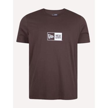 Imagem de Camiseta New Era Masculina Box Branded Marrom-Masculino