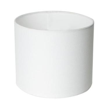 Imagem de Cúpula Para Abajur 18x15x18cm Redondo Tecido Algodão Soquete nacional 