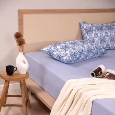 Imagem de Jogo de lençol micro percal santista 2 pçs solteiro wilma