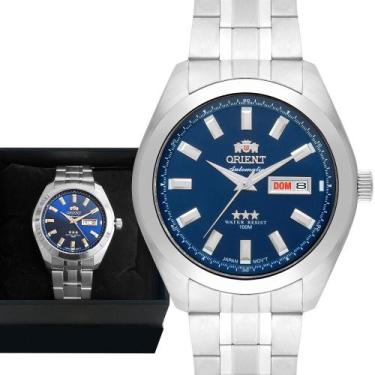 Imagem de Relógio Orient Masculino Automático Prata 1 Ano De Garantia