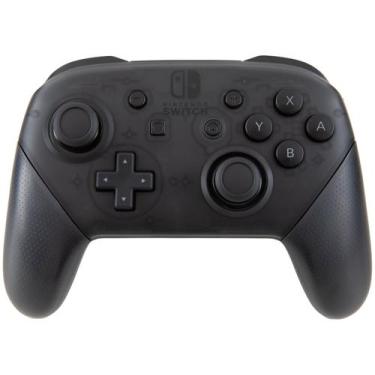 Imagem de Controle Nintendo Switch Pro S/ Fio Preto, Cinza