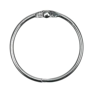 Imagem de 10 Peças De Argolas Metálicas Para Fichário De Folhas Soltas, Clipes P