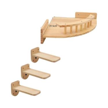 Imagem de Árvore Para Gatos DIY Com Prateleiras De Escalada, Rede, Arranhador, C