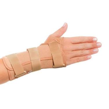 Imagem de Órtese Curta Para Punho com Tala Bilateral Bege Mercur, GG