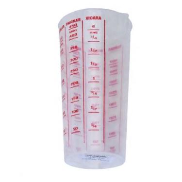Imagem de Copo Medidor 500ml Graduado Transparente Cozinha Confeitaria - Dona Le