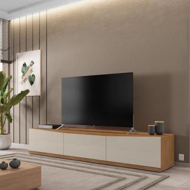 Imagem de Rack para TV até 60 Polegadas MDF 180cm 2 Portas 1 Gaveta Eros - Casa 