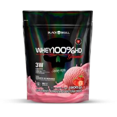 Imagem de Whey 100% Hd Gourmet Refil 900g - BlackSkull-Unissex