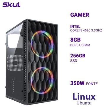 Imagem de Computador 5000 Core I5 4590 3.3GHz Mem 8GB DDR3 SSD 256GB F - SKUL