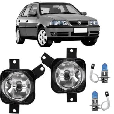 Imagem de Par farol milha gol g3 1999 2000 01 02 03 04 05 + s. branca - BBS