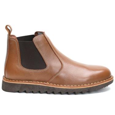 Imagem de Bota Casual Masculina em Couro com Solado EVA