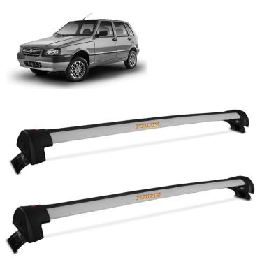 Imagem de Rack De Teto Uno Mille 1992 a 2013 4 Pts Alumínio Prata