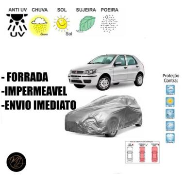 Imagem de Capa para cobrir Carro PALIO FORRADA  P - 100% Impermeável e Total Pro